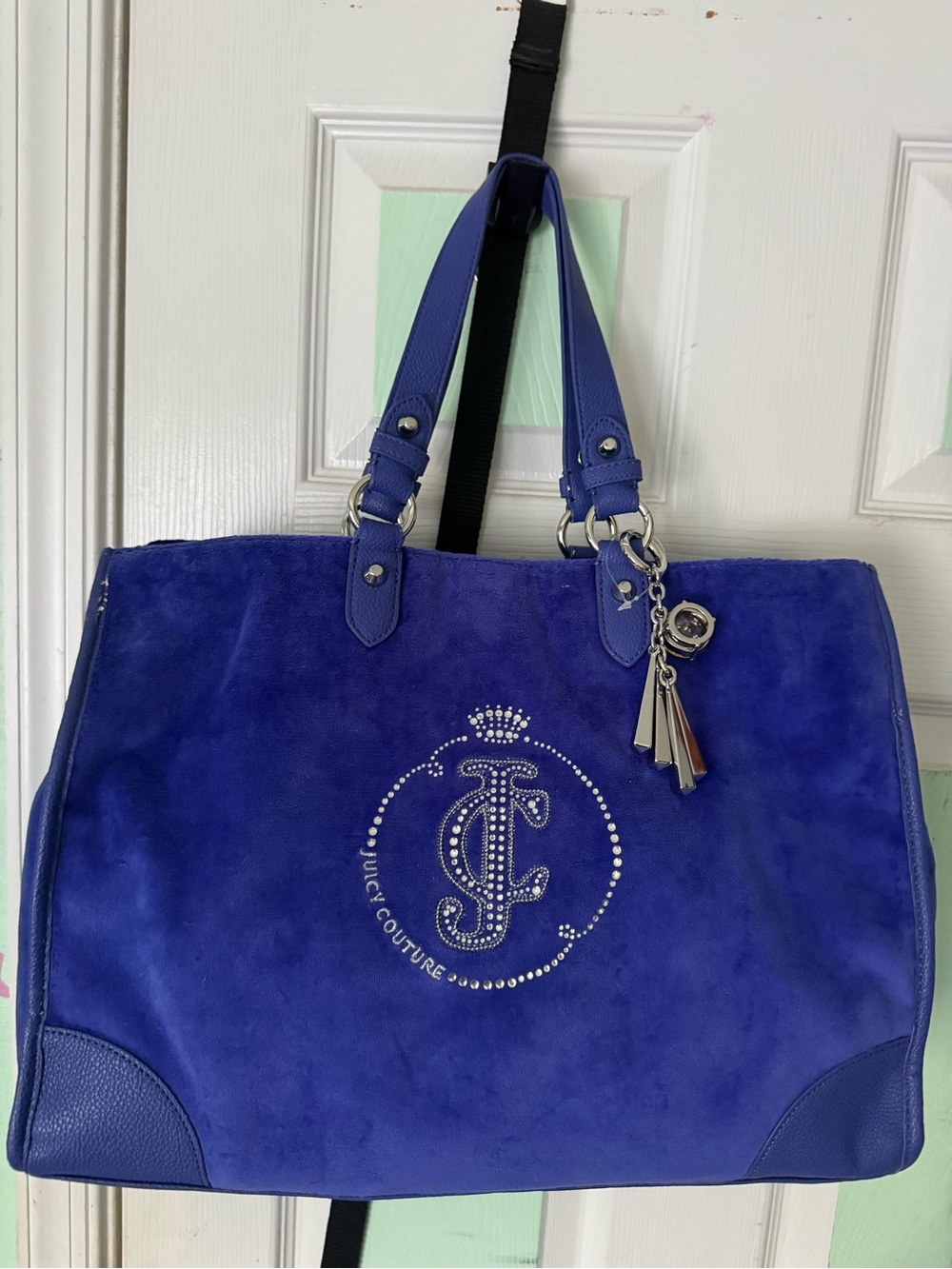 *NEW* Vintage Juicy Couture Large Tote - Cobalt Blue